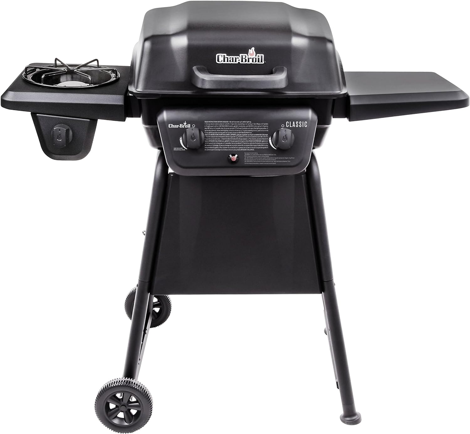 Charbroil® Classic Series™ Convective 2-Burner with Side Burner Propane Gas Stainless Steel Grill - 463672817-P2