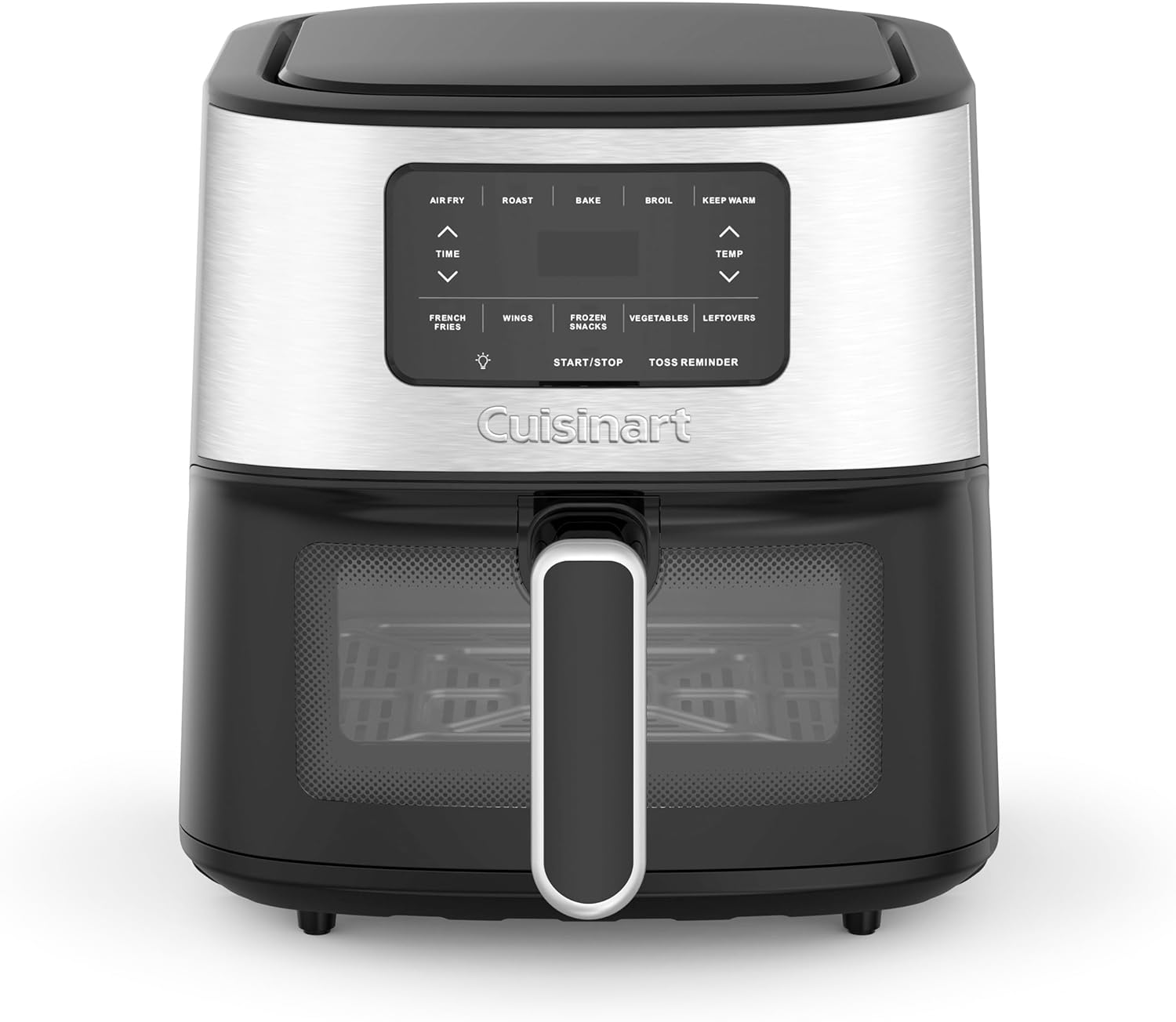 Cuisinart Air Fryer Oven – 6-Qt Basket Stainless Steel Air Fryer – Dishwasher-Safe Air Fryer Toaster Oven Combo with 5 Presets – Roast, Bake, Broil and Air Fry Quick  Easy Meals