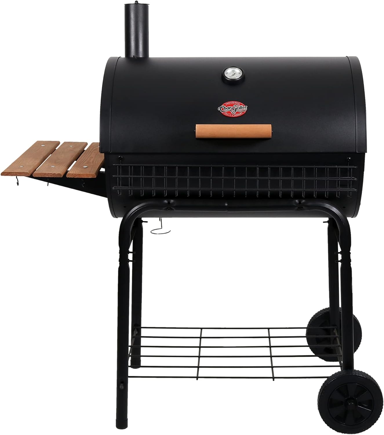 Char-Griller E2828 Pro Deluxe Charcoal Grill, Black