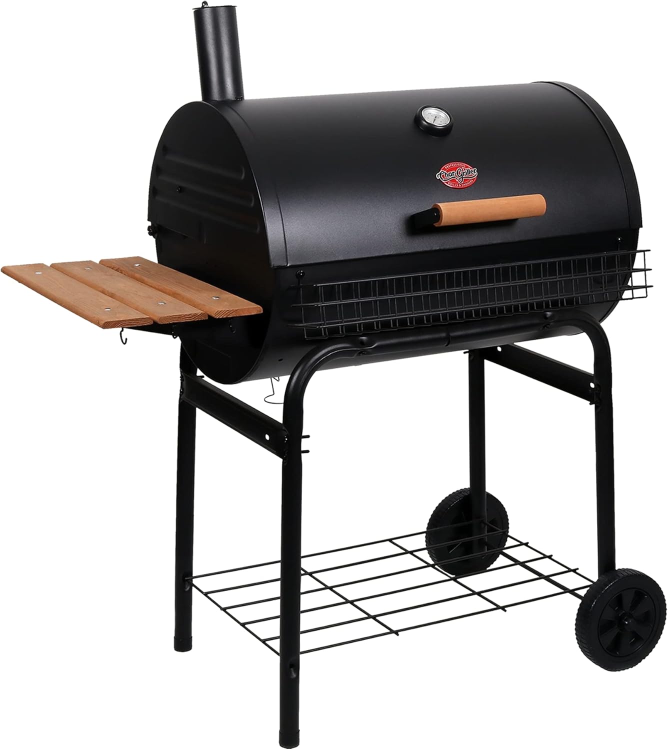 Char-Griller E2828 Pro Deluxe Charcoal Grill, Black