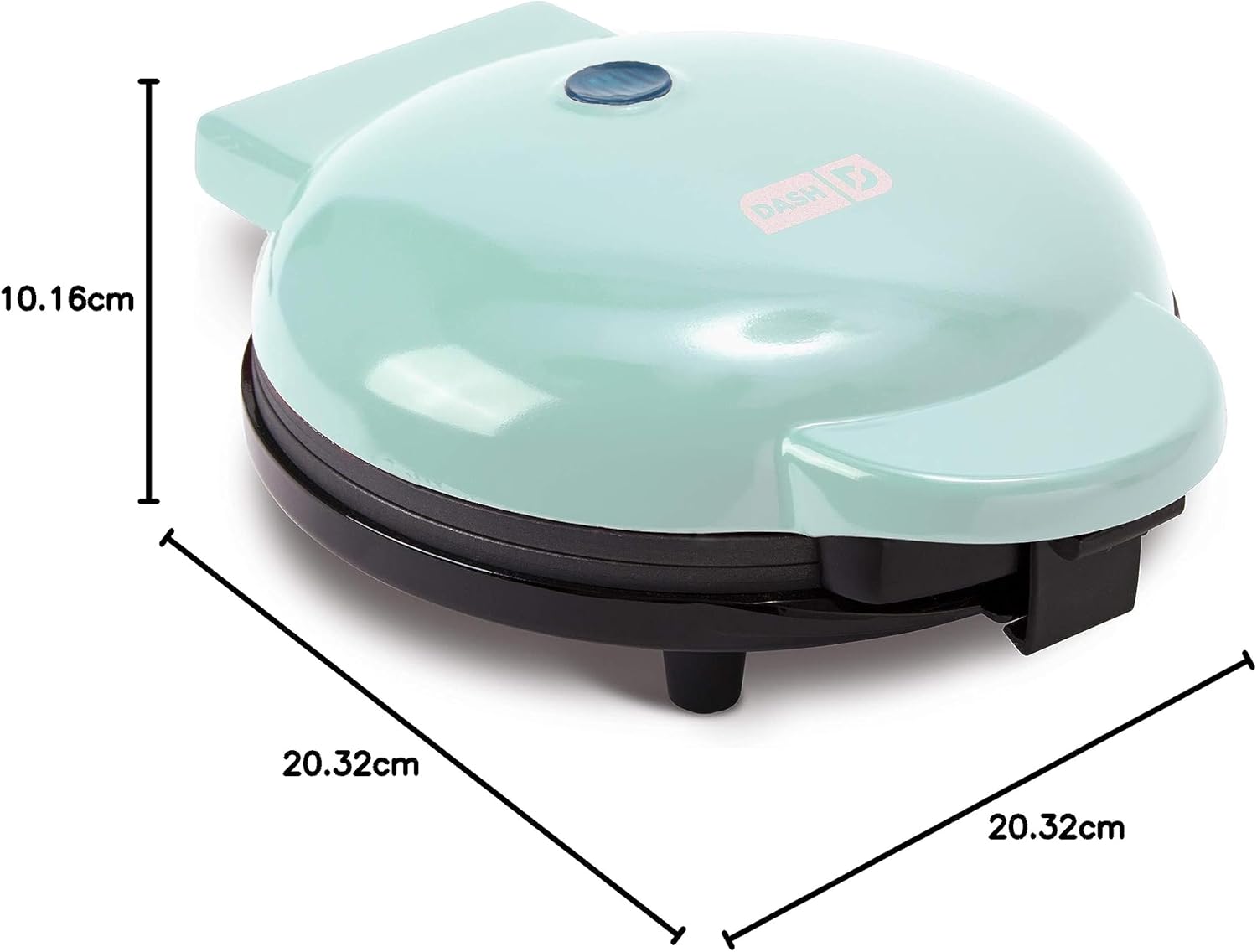 DASH 8” Express Electric Round Griddle for for Pancakes, Cookies, Burgers, Quesadillas, Eggs  other on the go Breakfast, Lunch  Snacks - Red