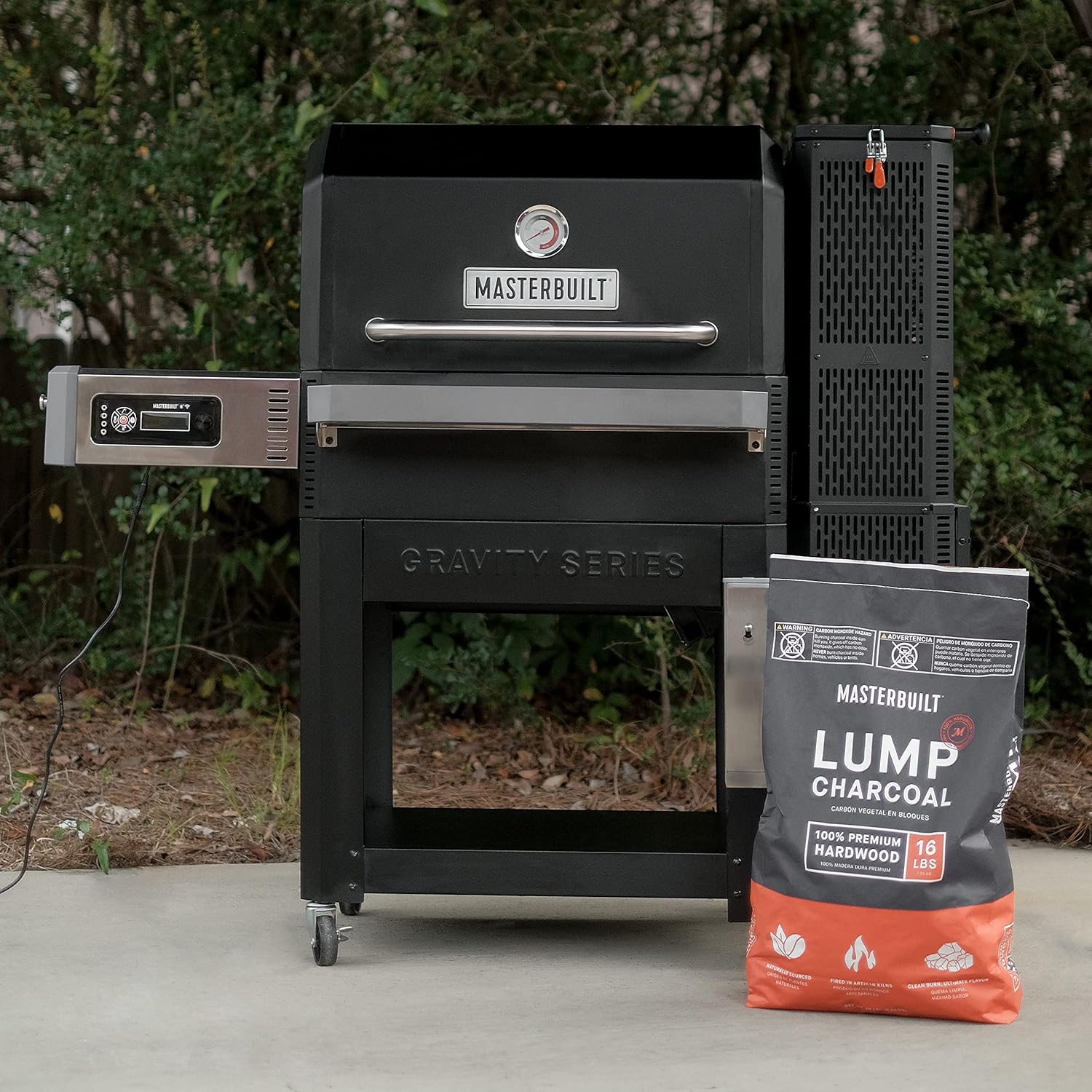 Char-Broil 12201570-A1 American Gourmet Offset Smoker, Black,Standard