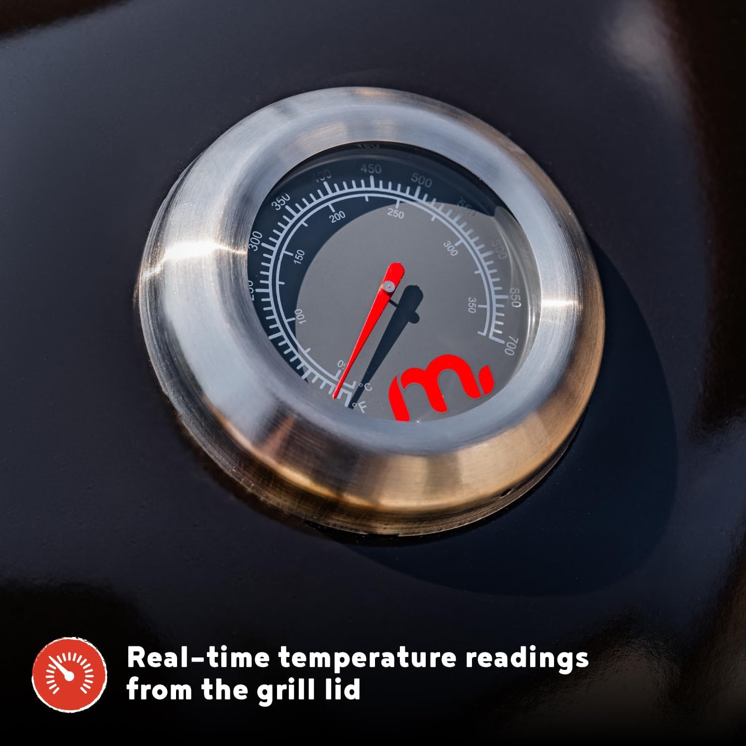 Premium Charcoal Grill, 18 Heavy Duty Charcoal Kettle Grill, Outdoor Cooking, Camping Patio, Backyard, Tailgating, Black
