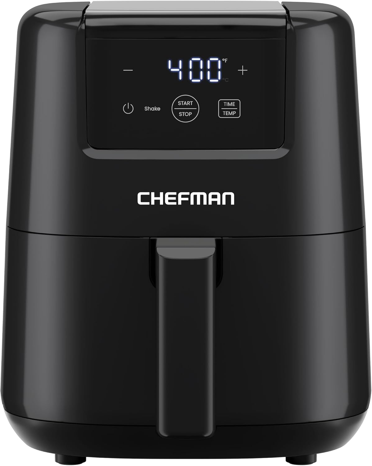 CHEFMAN 2 Qt Mini Air Fryer – Digital Space-Saving Compact Air Fryer with Nonstick and Dishwasher Safe Basket, Quick  Easy Meals in Minutes, Features Digital Timer and Shake Reminder – Black