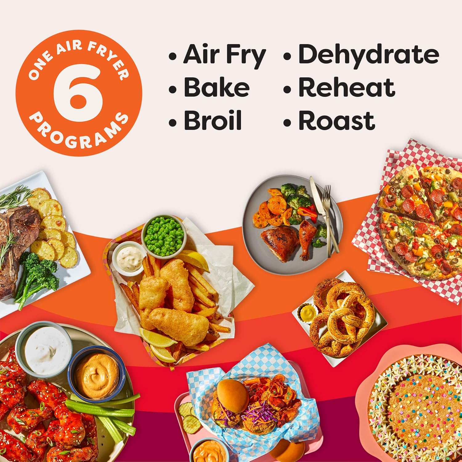 Instant Pot 4Qt VORTEX 6-in-1 Mini Air Fryer, Custom Program Options, Air Fry, Broil, Roast, Dehydrate, Bake, Reheat, Black, 4 Quarts Instant Pot 4Qt VORTEX 6-in-1 Mini Air Fryer, Custom Program Options, Air Fry, Broil, Roast, Dehydrate, Bake, Reheat, Black, 4 Quarts