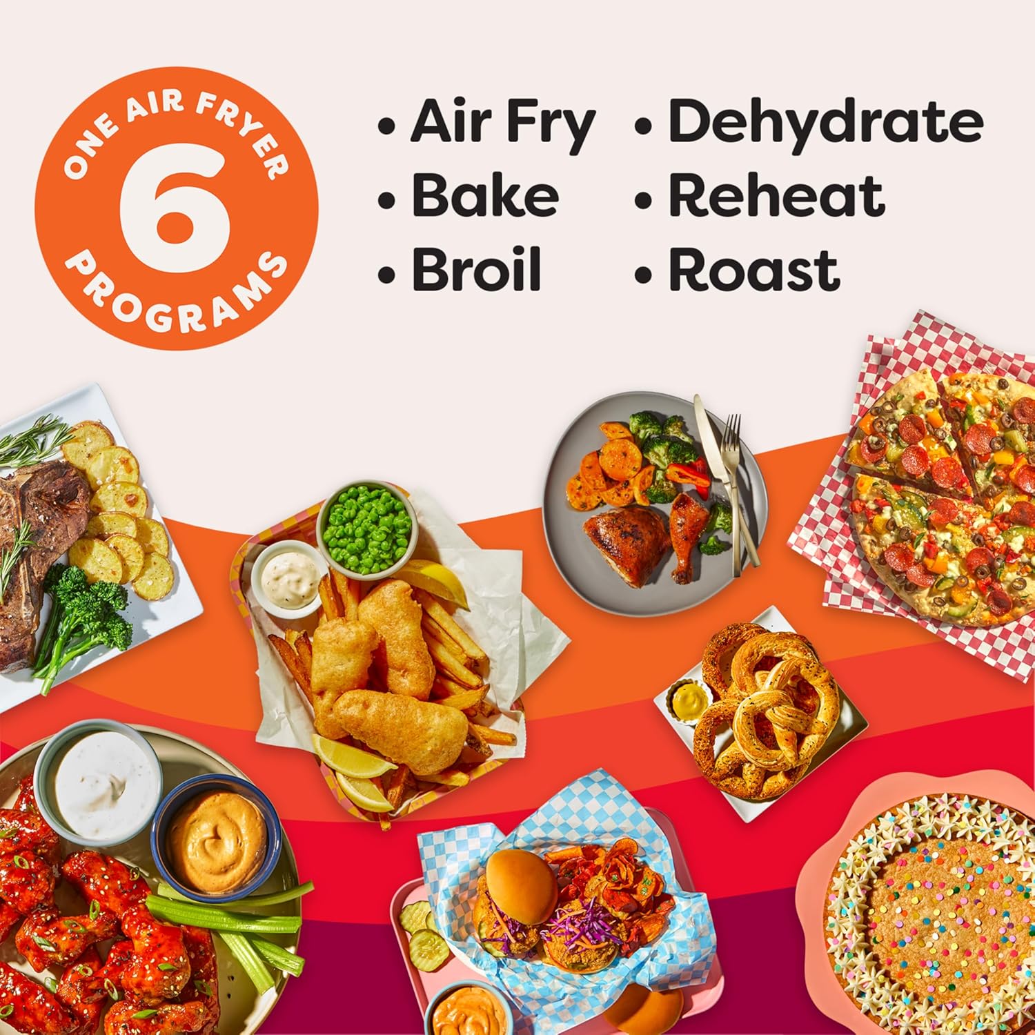 Instant Pot Vortex Plus 6QT XL Air Fryer, 6-in-1, Broils, Dehydrates, Crisps, Roasts, Reheats, Bakes for Quick Easy Meals, 100+ In-App Recipes, Dishwasher-Safe, from the Makers of Instant Pot, Black Instant Pot Vortex Plus 6QT XL Air Fryer, 6-in-1, Broils, Dehydrates, Crisps, Roasts, Reheats, Bakes for Quick Easy Meals, 100+ In-App Recipes, Dishwasher-Safe, from the Makers of Instant Pot, Black