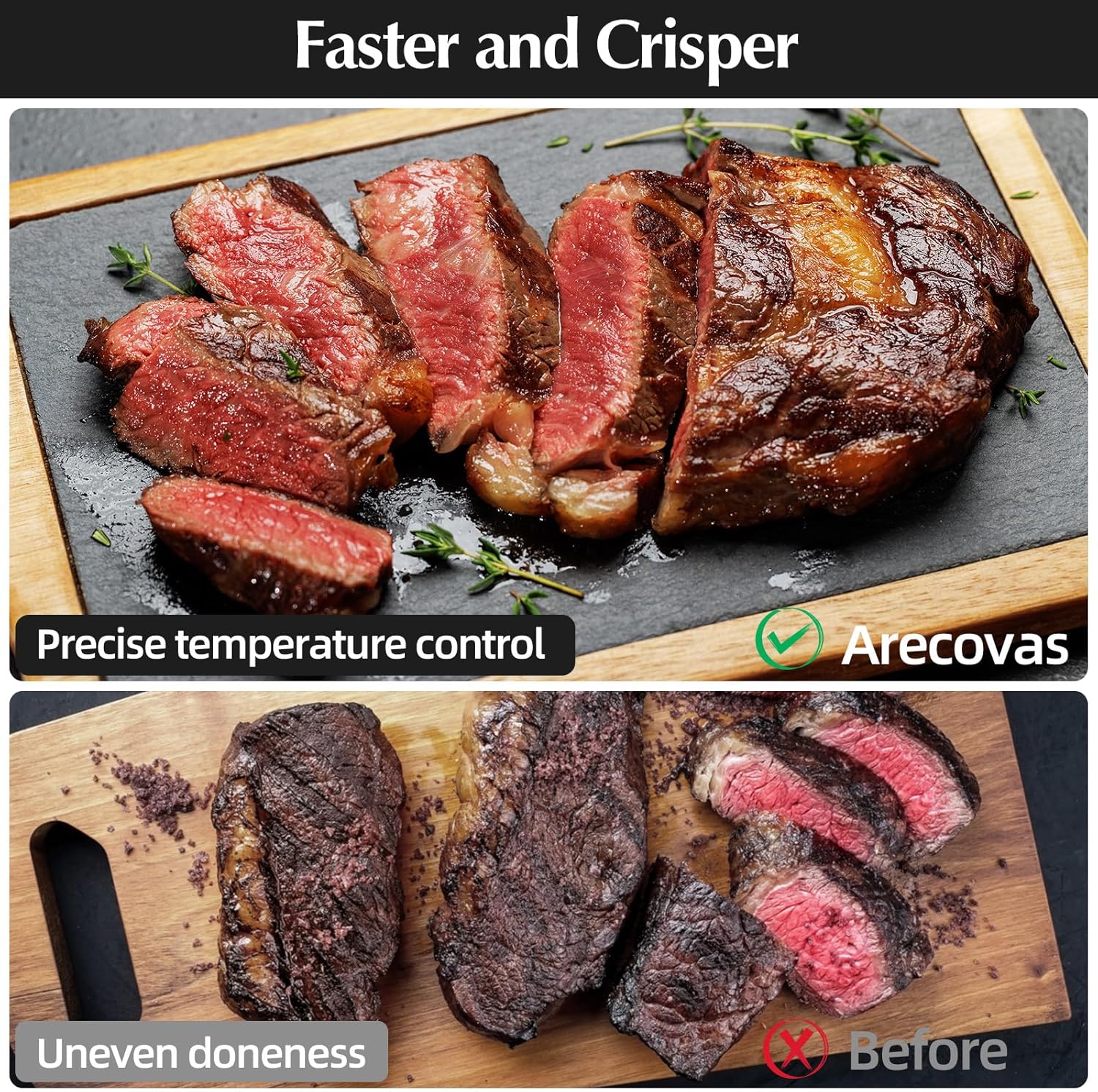 4-in-1 Portable Glass Air Fryer, 140–400°F Precise Heat, Max Crisp Technology, 4.2QT 1.6QT Dual Containers with Lids, Freezer Dishwasher Safe, Bake, Recrisp, Air Fry 4-in-1 Portable Glass Air Fryer, 140–400°F Precise Heat, Max Crisp Technology, 4.2QT 1.6QT Dual Containers with Lids, Freezer Dishwasher Safe, Bake, Recrisp, Air Fry