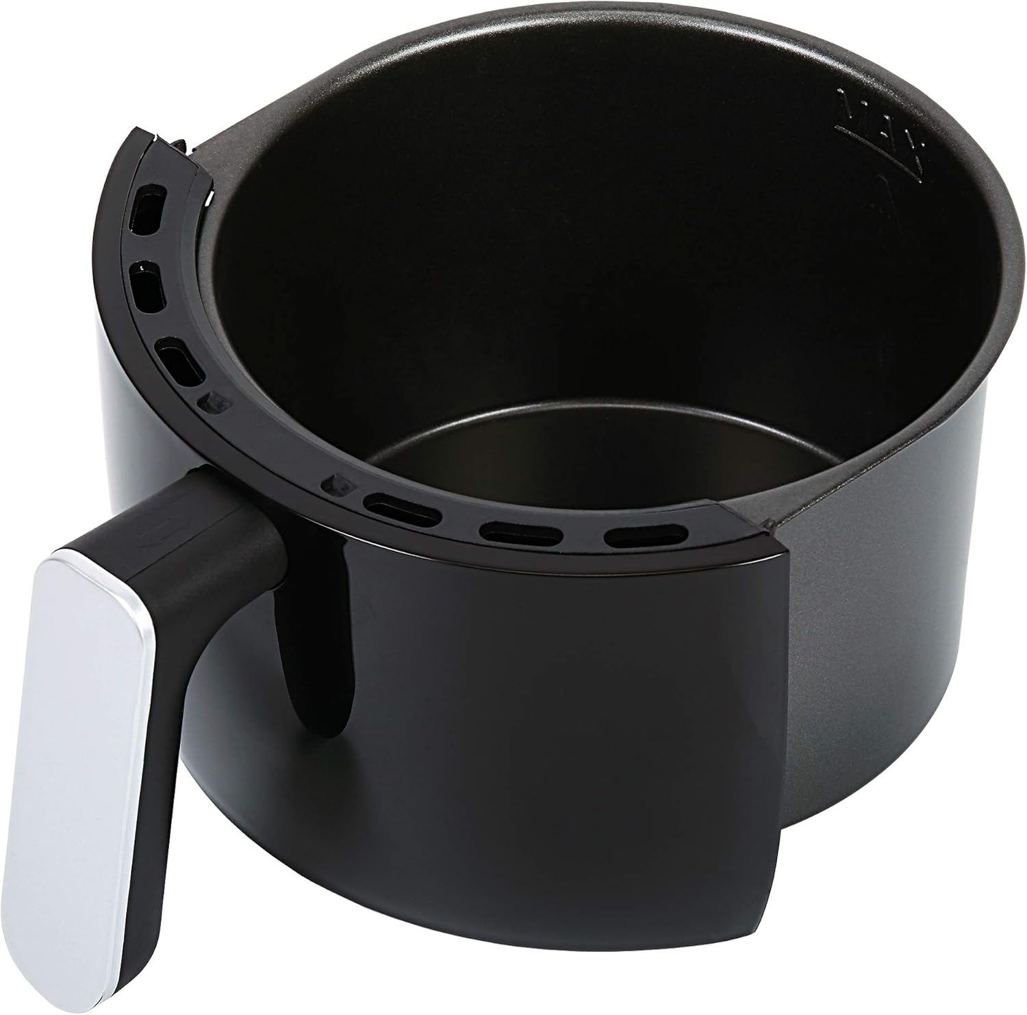 COSMO COS-23AFAKB 2.3 Quart Electric Small Air Fryer with Temperature Control, Timer, Auto Shut-Off, Non-Stick Frying Tray, 1000W Compact Mini Air Fryer (2.3 Quarts, Stainless Steel/Black)