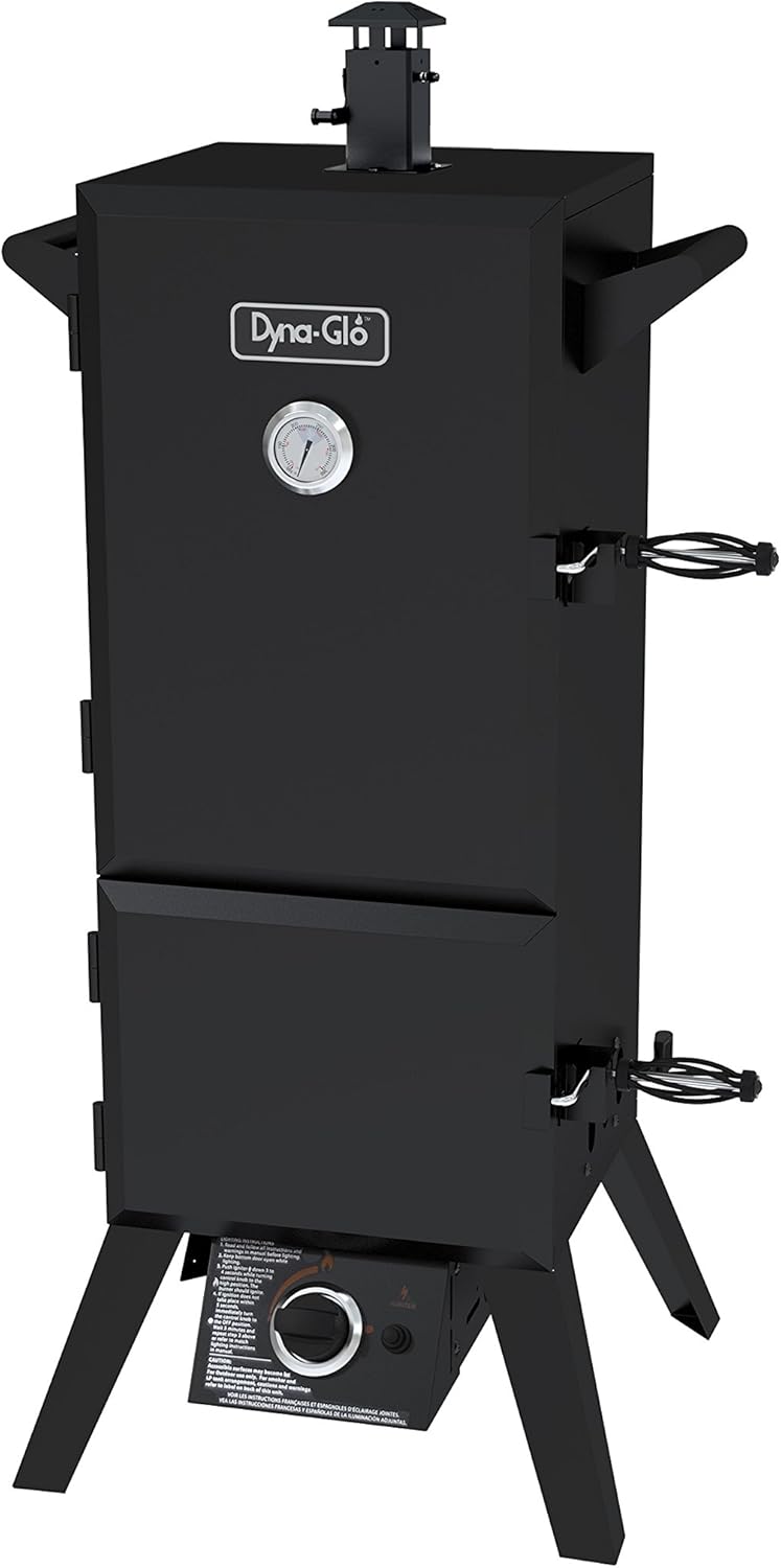 Dyna-Glo DGY784BDP 36 Vertical LP Gas Smoker, Black powder coat