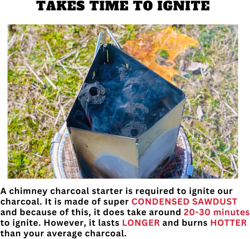 TFS Oga Charcoal for BBQs, 11.0 lbs (5 kg), Long Burning, Compact Size, Smoke-Free, Camping, Convenient to Carry, 11.0 lbs (5 kg), Charcoal Grilling Natural, Low Smoke