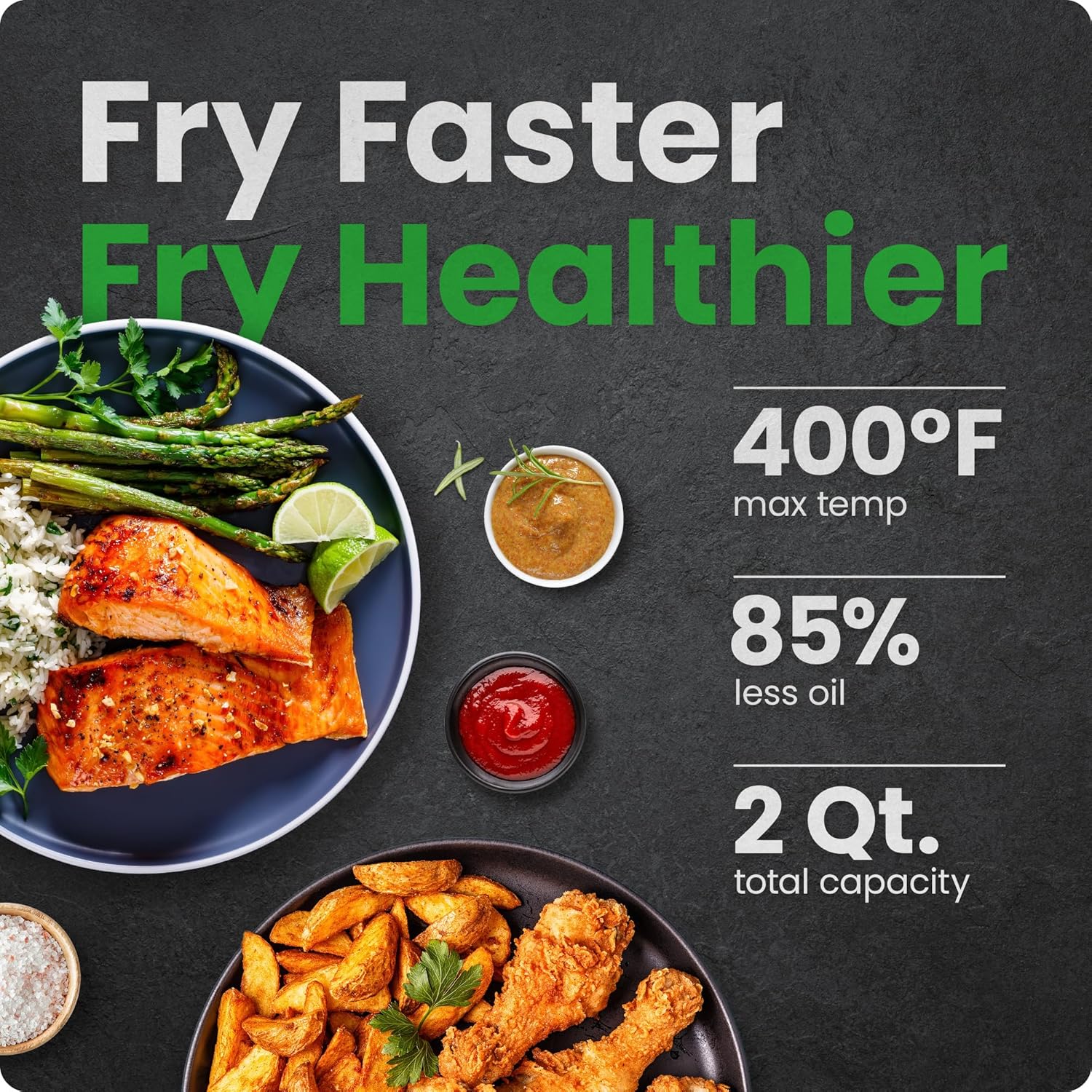 CHEFMAN Qt Mini Air Fryer – Digital Space-Saving Compact Air Fryer with Nonstick and Dishwasher Safe Basket, Quick  Easy Meals in Minutes, Features Digital Timer and Shake Reminder – White