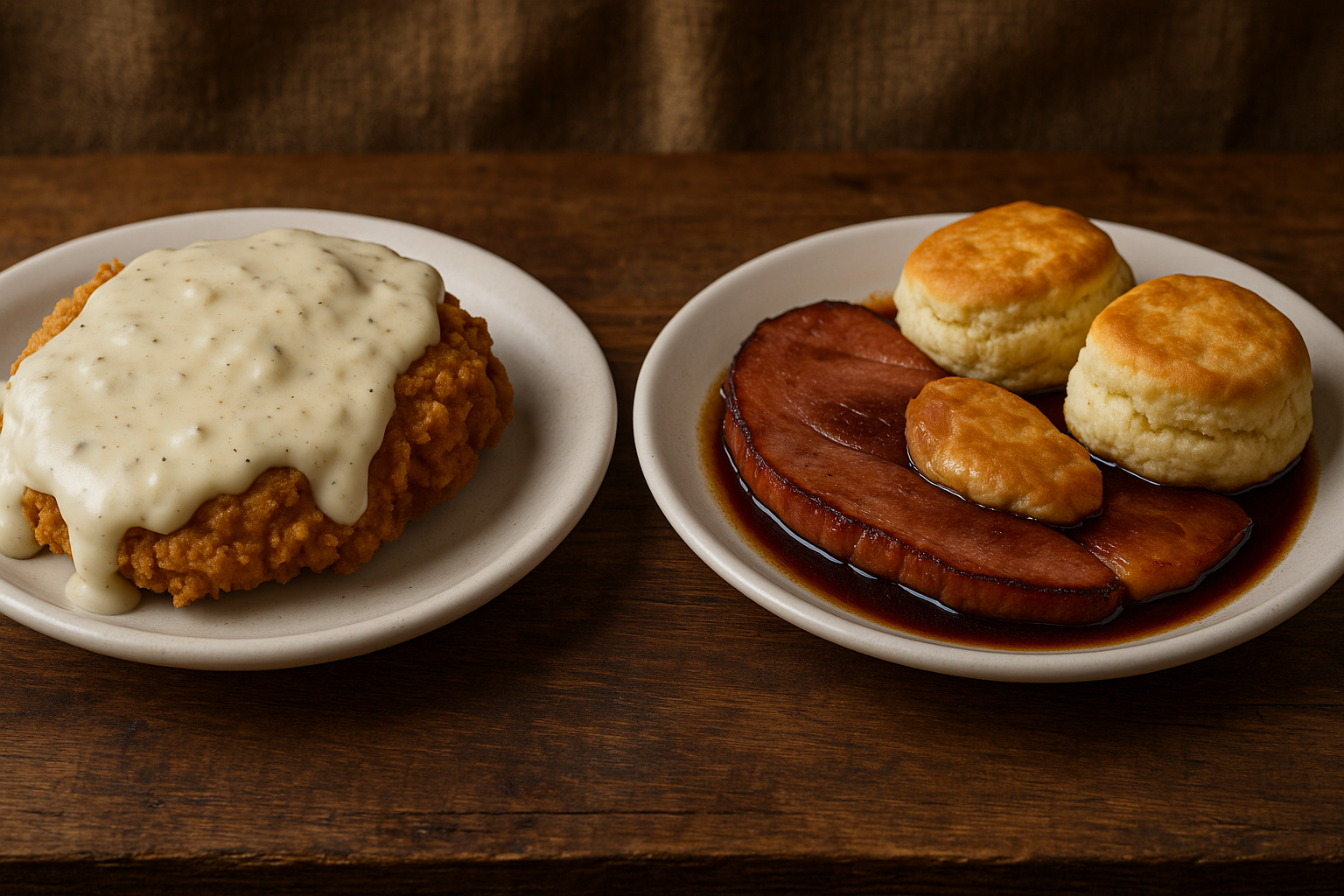 What is the difference between red-eye gravy and country gravy?
