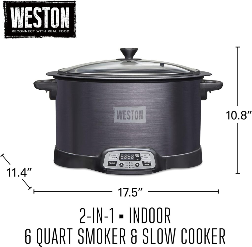 WESTON BRANDS 2-in-1 Smoker & Slow Cooker Review - Cooking Down Home