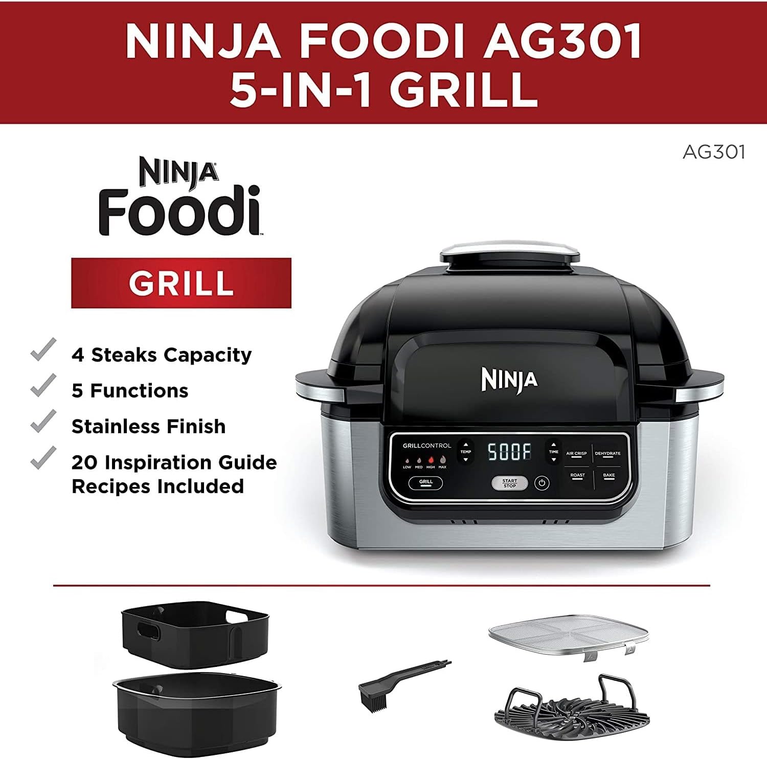 Ninja EG201 Foodi 6-in-1 Grill Review