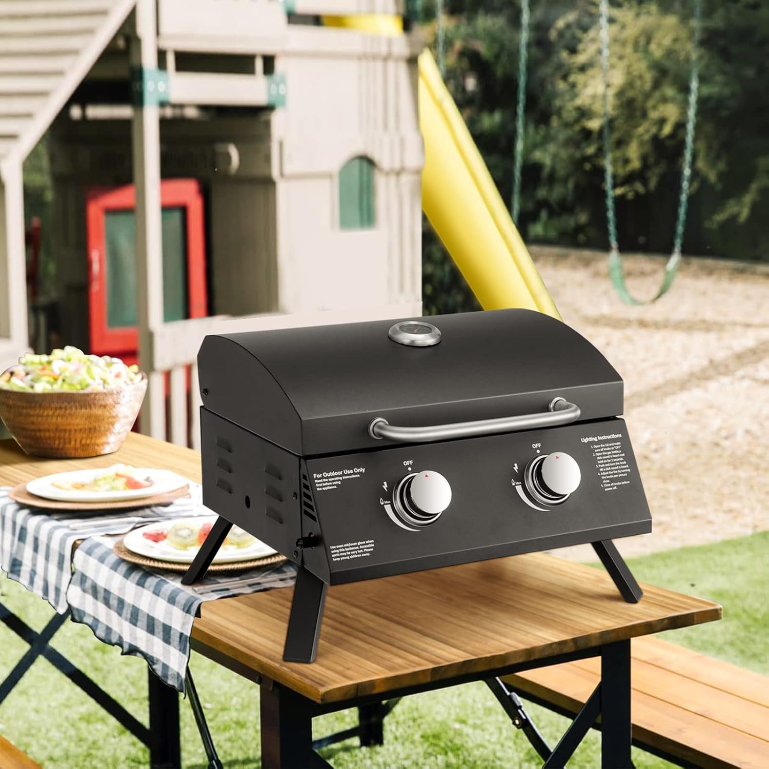 COSTWAY Portable Gas Grill Review