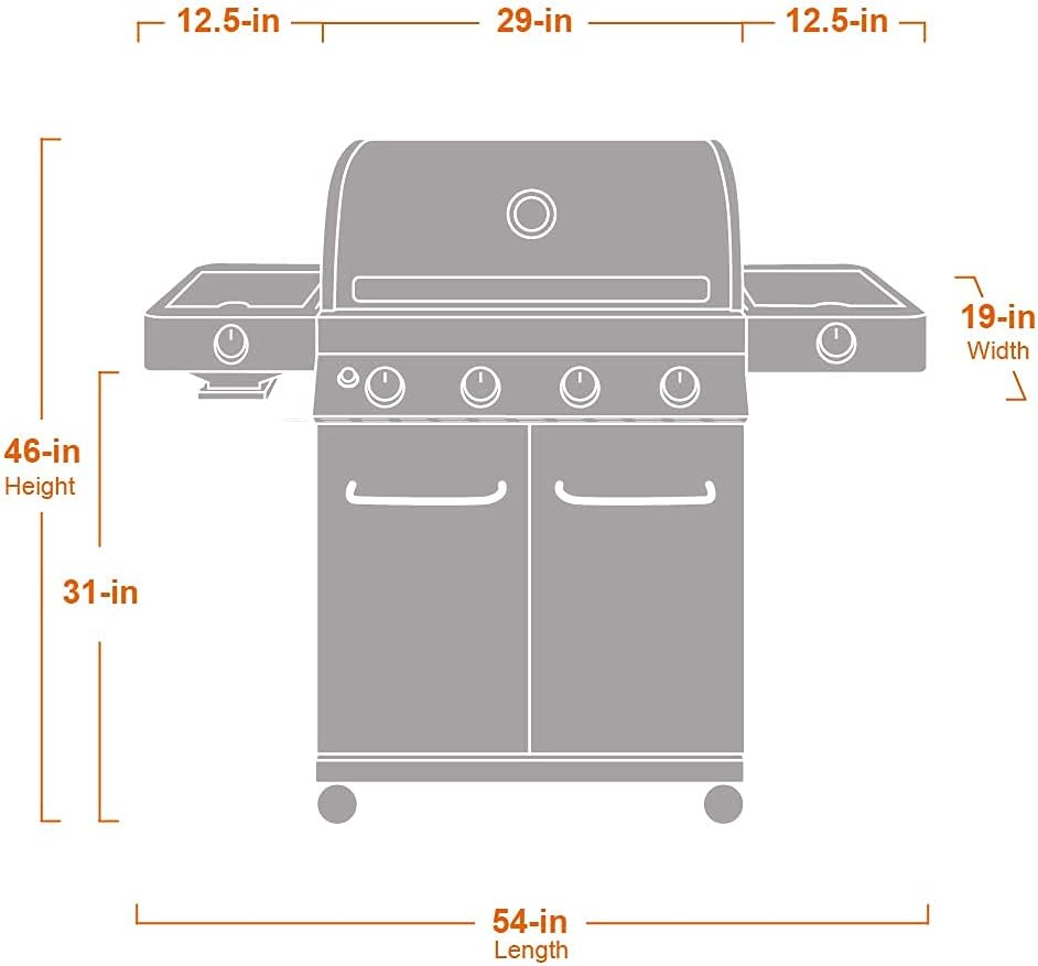 Monument Grills Larger 4-Burner Propane Gas Grills Review