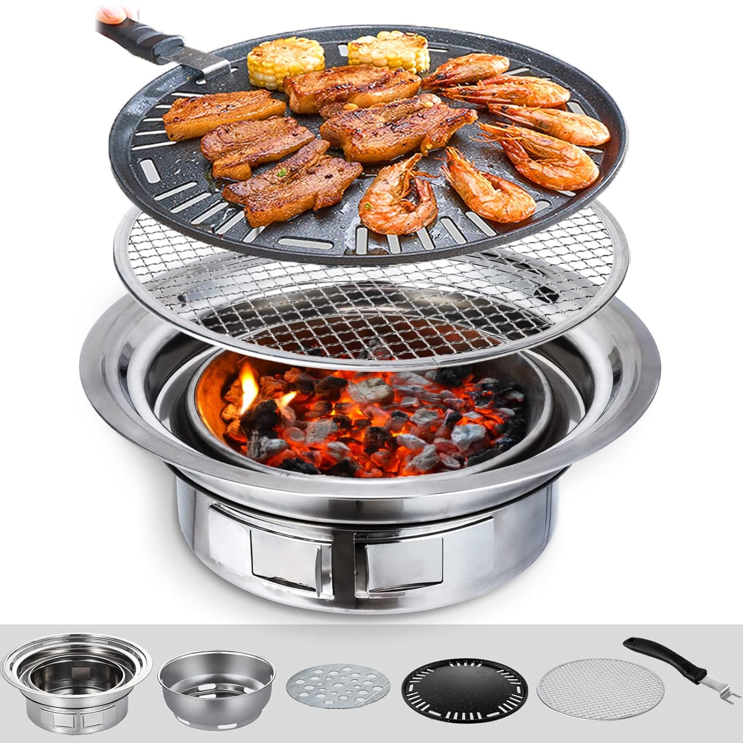 Puraville Charcoal Barbecue Grill Review