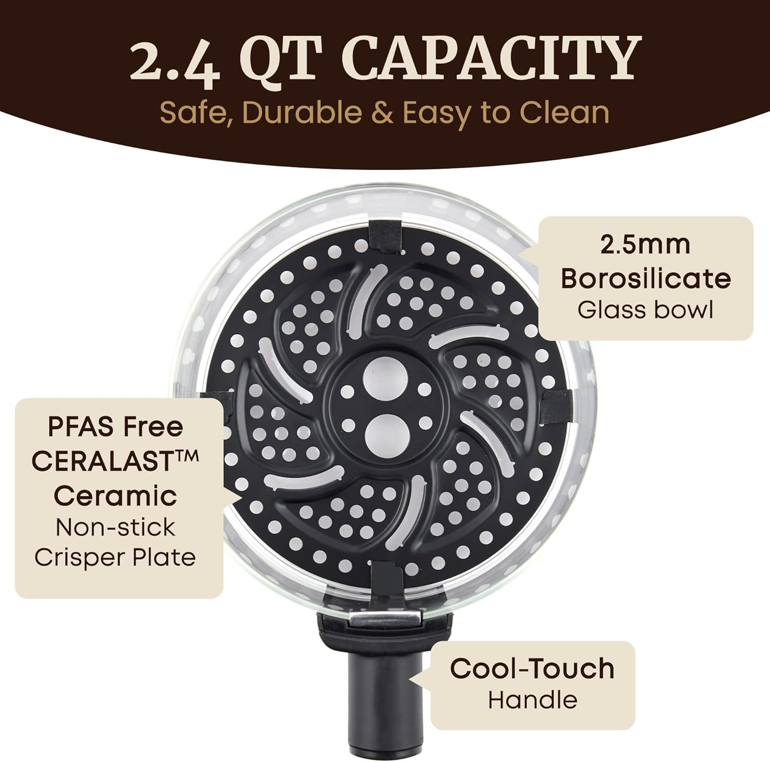 Elite Gourmet EAF2305 Glass Air Fryer review